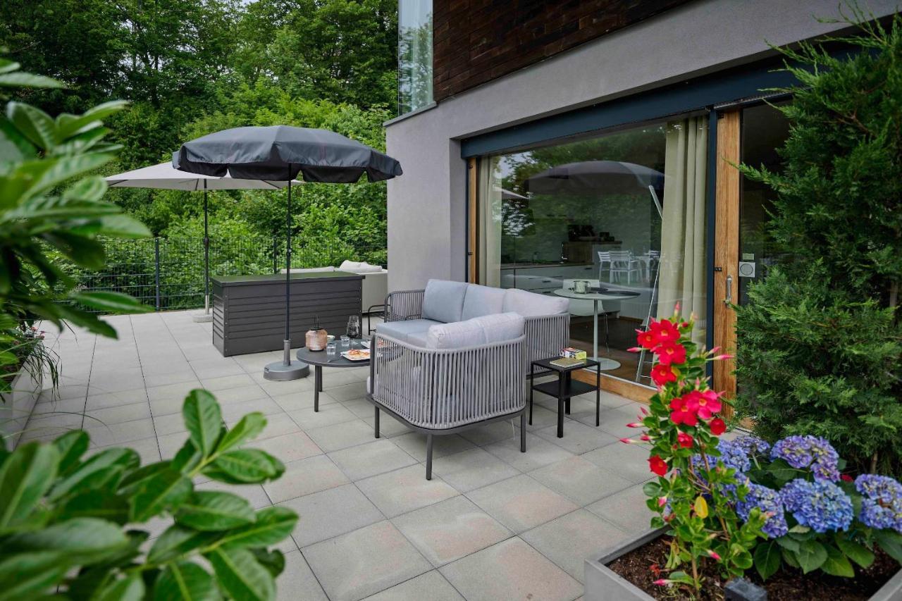 Charmantes Apartment Im Gruenen Bregenz Bagian luar foto